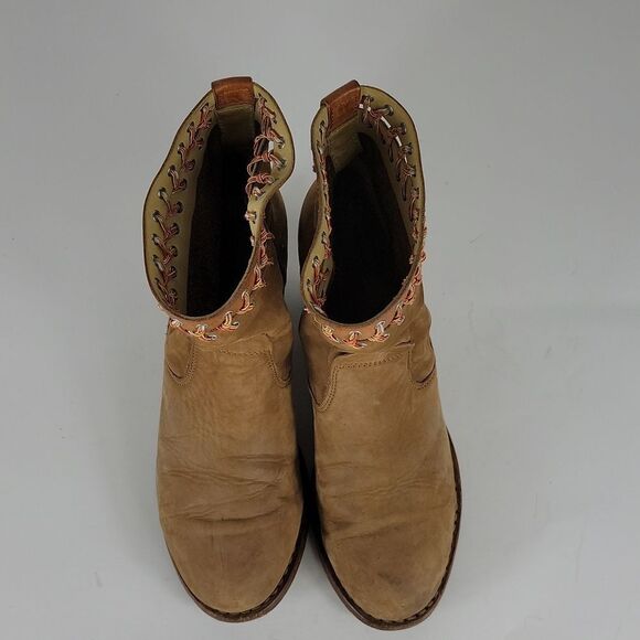 Rag & Bone Tan Leather Women's Booties - Picture 9 of 16